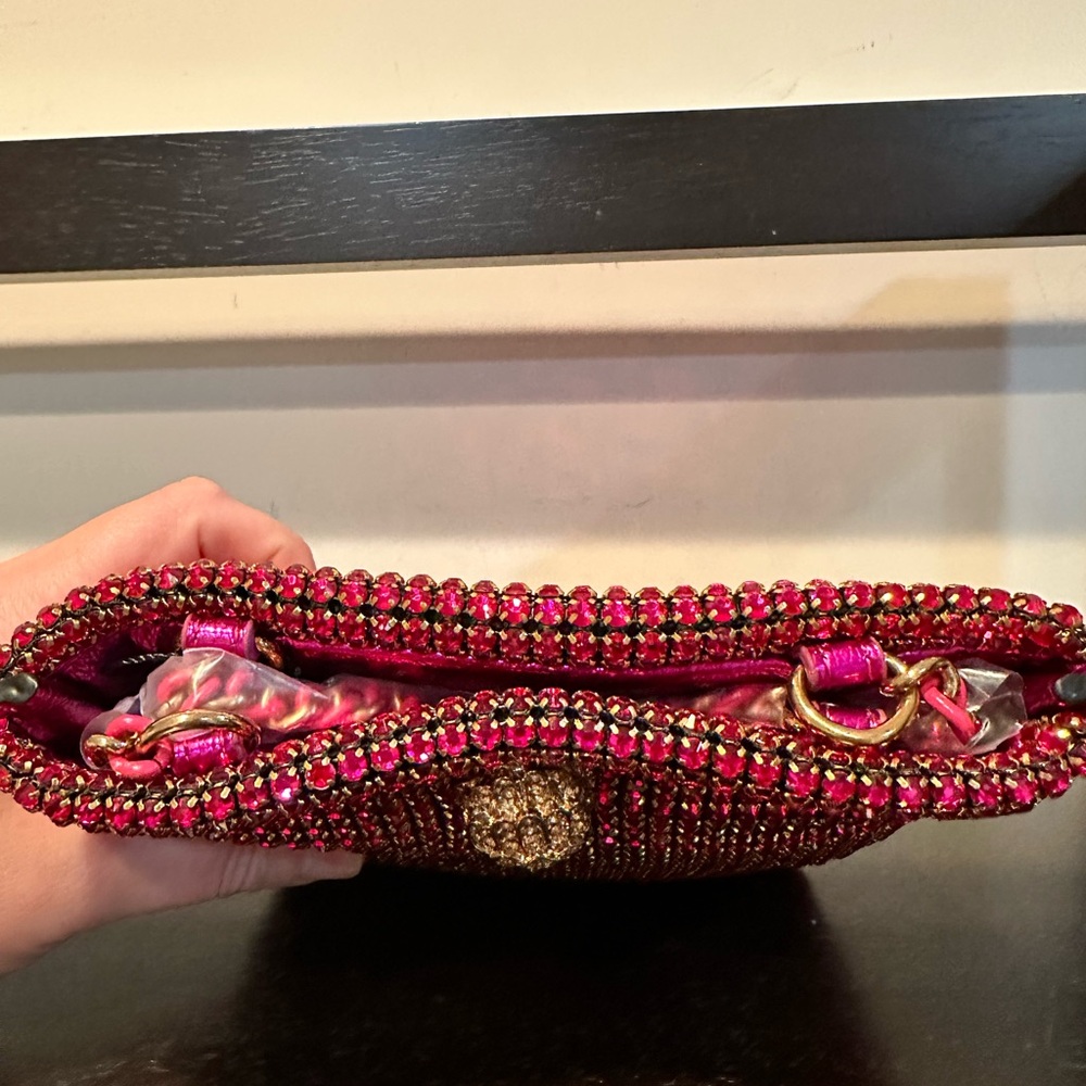 Kurt Geiger Mini Party Tote Fuchsia - Picture 7 of 10